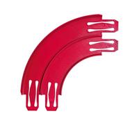 K TOMOTO Curved Track Pieces 90 Degree Banked Turn Compatible with Hot Wheels, Double Racetrack Connector, 1 Packs