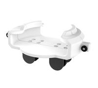 K TOMOTO Upgraded Clip-On Bunk Bed Fan Holder, Adjustable Clamp Compatible with 8.27'' Desk Fans, Dorm/Bedroom/Office Cooling Accessory, White