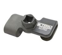 K Tool International 49403 Universal Automotive Wrench Extender Adaptor with 1/2 Inch or 21mm Hex Drive for Garages, Repair Shops, and DIY, Drop Forged Body with Heat Treatment, Extendable, Black
