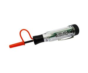 K Tool International Dual Polarity Cordless DC Circuit Tester; 3-30V, Quick Detection, Cars, Trucks and Motorcycles; Audible Beep and Dual Color LED Indicators: KTIXDCHT504