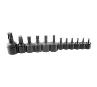 K Tool Kti Tools Torx Tx Socket Set 1/4 & 3/8 Heavy Duty 12Pc T10-T60
