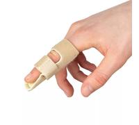 K TRIBE Finger Splint - Straighten Broken or Bent Fingers & Thumbs, Mallet Finger Splint for Stenosing Tenosynovitis Finger Pain Relief or Locking Finger Tendon (Beige)