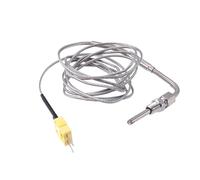 K Type EGT Motor Exhaust Gas Temperature Sensor Stainless Steel Probe Thermocouple Tube Thread 1/8Inch NPT 2M Silver