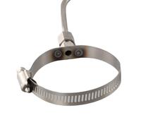 K-Type Egt Thermocouple Probe Right-Angle 80 Mm X 5 Mm Stainless Steel Sensor Having 1 M Stainless Steel Mesh Shielded Cable -100°c to 1250°c