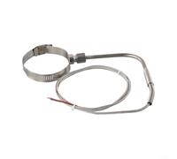 K Type EGT Thermocouple, Right Angle 80x5mm Temperature Sensor Probe 100 to 1250°C(-150 to 2280°F) with 1 Metre Stainless Steel Cable