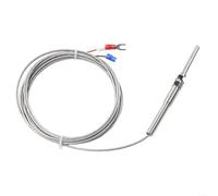K-Type Thermocouple Probe M8 Screw 30mm Length 1m Wire(50mm-Wire 3m) | M8x1.25 thread, 30mm probe length, 1m cable, 0-400C range, strict testing