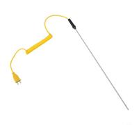 K-Type Thermocouple Probe Sensor for Digital Controllers - Stainless Steel Tip, -50°C to 1200°C Range, 100mm/300mm/500mm Length(100mm)