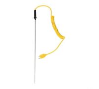 K-Type Thermocouple Probe Sensor for Industrial Temperature Controller | High Sensitivity Measurement Tool with Miniature ature Connector | Range -50°C to 1200°C(300mm)