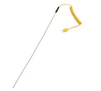 K-type Thermocouple Probe Suitable for Water or Object Measurement, -50°C to 1200°C Type K Thermocouple, 100mm/300mm/500mm Probe Length(500mm)