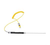K-Type Thermocouple Sensor Probe, Stainless Steel for Probe for Industrial Use, -50°C to 500°C Range, Compatible(NR-81530)