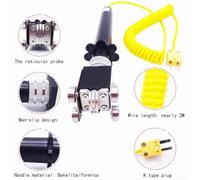 K-Type Thermocouple Sensor Probe, Stainless Steel for Probe for Industrial Use, -50°C to 500°C Range, Compatible(WRNM-101)