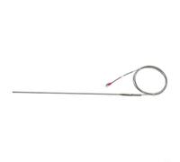 K-Type Thermocouple Sensor, Stainless Steel Temperature Sensor with 1.5 m Cable, 4 mm x 300 mm Probe for Industrial Measurements, Silver