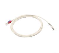 K-Type Thermocouple Temperature Probe 0-800°C, Stainless Steel Sensor with M4*30mm Tip, 2-Wire Cable for Industrial Testing (5M)(2Meter)