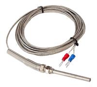 K-Type Thermocouples, High Temperature -100~1250 Degree Thermocouple 50mm Probe Sensor with 1.5m Lead-s