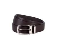 K-UP Men's Classic Leather Belt in Dark Brown K-UP Dark Brown One Size
