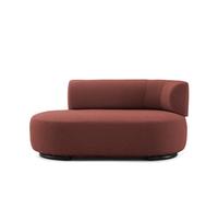 K-Wait Dormeuse Armrest left Bouclé Brick red Kartell - 8058967332025