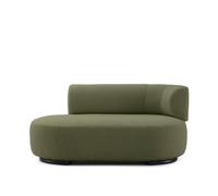 K-Wait Dormeuse Armrest left Bouclé green Kartell - 8058967332032