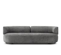 K-Wait Sofa Chenille grey Kartell - 8058967331738