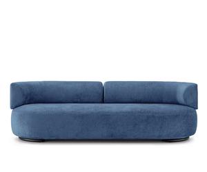 K-Wait Sofa Chenille Sky Blue Kartell - 8058967331769