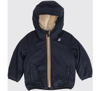 K-WAY Boy's Le Vrai 4.0 Claude Jacket with Hood and Shearling Interior - Size: 10 - male