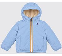 K-WAY Boy's Le Vrai 4.0 Claude Jacket with Hood and Shearling Interior - Size: 4 - male