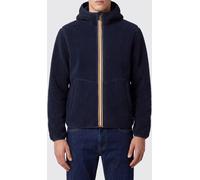 K-WAY Casual Zip-Up Hooded Sweatshirt Crafted from Soft Sherpa Fleece - Size: M - male