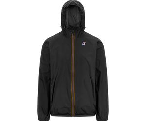 K-Way - Compactable waterproof and breathable windbreaker jacket - Le Vrai 4.0 Claude Black Pure for Men - Size S Black S
