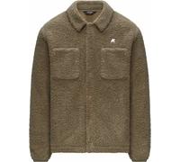 K-Way - Double-layer fleece - Cameron Sherpa Polar Green Army/Green Army for Men - Size S - Khaki Khaki S