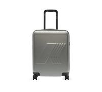 K-Way Eudoxie striped suitcase - Grey One Size