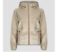 K-Way Fleece jacket LILY VELOUR POLAR DOUBLE REVERSIBLE in Beige EU XL
