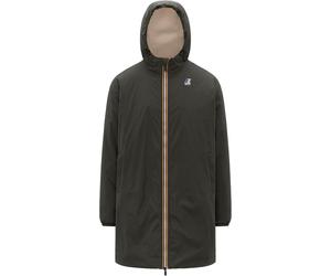 K-Way - Insulated and waterproof Long Jacket - Le Vrai 4.0 Eiffel East Orsetto Green Blackish for Men in Nylon - Size M Green M
