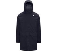 K-Way - Insulated and Waterproof Parka - Jarno Twill Marmotta Blue D Blue A for Men - Size S - Navy Navy S
