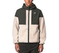 K-Way - Insulating bi-material jacket in PrimaLoft® - Samson 4.0 Orsetto Green Blackish Ecru for Men - Size XXL Green XXL