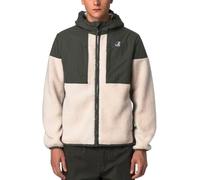 K-Way - Insulating bi-material jacket in PrimaLoft® - Samson 4.0 Orsetto Green Blackish Ecru for Men - Size L Green L