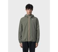 K-WAY Jack Stretch Dot hooded jacket cane green - XL
