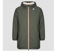 K-Way - Long insulated and waterproof jacket - Le Vrai 4.0 Eiffel East Orsetto Green Blackish for Men - Size XS Green XS