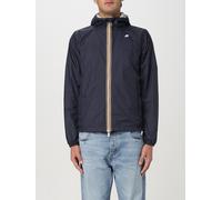 K-WAY Jacket Men color Blue 2 - Size: XL - male