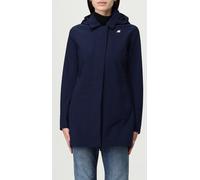 K-WAY Jacket Woman color Blue - Size: L - female