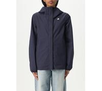 K-WAY Marguerite Stretch Dot hooded jacket dark blue women - M