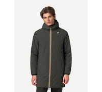 K-WAY Jacob St Warm Double hooded jacket green white - M