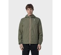 K-WAY Jake Plus 2 Double hooded jacket cane green white - S