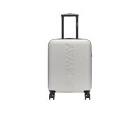 K-way K-AIR Hard Cabin Trolley for Travel, Perfect Size to be Transported in the Cabin. The accessory has four wheels for maximum freedom of movement, two pockets with zip at the int., l35 beige lt, M