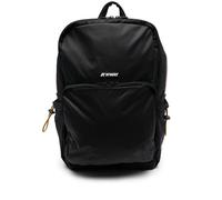 K-Way logo-patch ripstop padded backpack - Black One Size