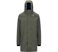 K-Way - Long bonded parka - Thomas Bonded Green Blackish Blue Depth for Men - Size XL Green XL