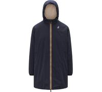 K-Way - Long insulated and waterproof jacket - Le Vrai 4.0 Eiffel East Orsetto Depht Blue for Men in Nylon - Size L - Navy Navy L