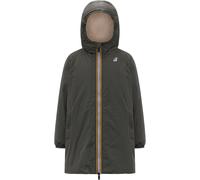 K-Way - Long insulated jacket, waterproof, windproof - P. Le Vrai 4.0 Eiffel Orsetto Green Blackish - Kid Size 8 y Green 8 y