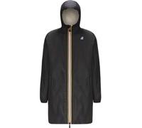 K-Way - Long insulated, waterproof, windbreaker Jacket - P.Le Vrai 4.0 Eiffel Orsetto Black Pure - Kid Size 10 y Black 10 y