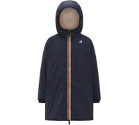 K-Way - Long insulated, waterproof, windbreaker jacket - P.Le Vrai 4.0 Eiffel Orsetto Depht Blue - Kid Size 14y - Navy Navy 14y