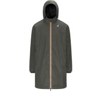 K-Way - Long windbreaker and waterproof packable jacket - Le Vrai 4.0 Eiffel East Warm Green Blackish for Men - Size S Green S