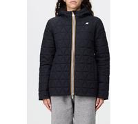 K-WAY Madlaine Quilted Nylon Short Down Jacket with Removable Hood - Size: L - female